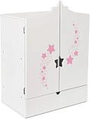 Шкаф для кукол Leader Toys Diamond Star c дизайнерским звездным принтом 73219 (белый)