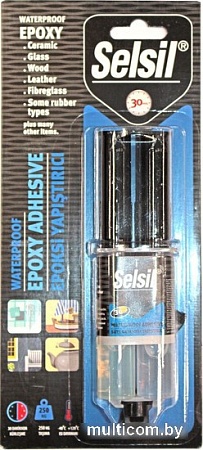 Selsil Водостойкий эпоксидный клей 036325 28г