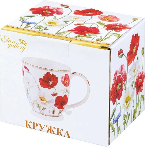 Кружка Elan Gallery New Bone China Маки 420736