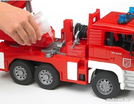 Bruder MAN Fire engine with selwing ladder 02771