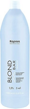 Окислитель Kapous Professional Blond Bar с экстрактом жемчуга Blond Cremoxon 1.5% 1000 мл
