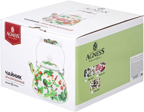 Чайник без свистка Agness Fruit Basket 934-577