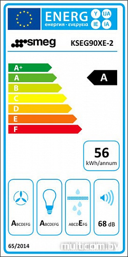 Кухонная вытяжка Smeg KSEG90XE-2