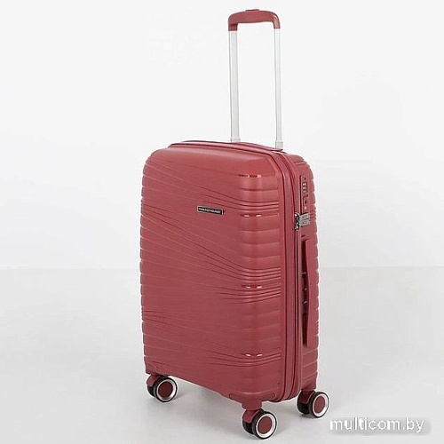 Чемодан-спиннер Francesco Molinary 338-PP802-3-20 (бордовый)
