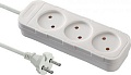 Удлинитель Electraline 62003 (3 м, белый)