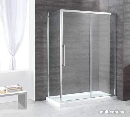 Душевой уголок Cezares LUX-SOFT-W-AH-1-120/80-C-Cr-IV
