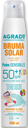 Спрей солнцезащитный Agrado Solar mist SPF50+ Kids 200 мл