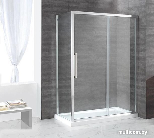 Душевой уголок Cezares LUX-SOFT-W-AH-1-120/80-C-Cr-IV