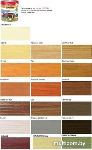 Пропитка Profitex 1 л (светлый дуб)