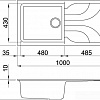 Кухонная мойка Elleci Ego 480