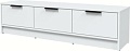 Тумба Интерлиния ТВ Концепт КТ-ТВ3-35 (белый платинум/белый платинум)