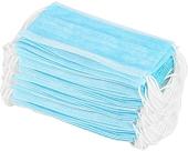 Геспертех Маска трехслойная одноразовая с фиксатором (100 шт, голубой)