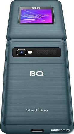 Кнопочный телефон BQ BQ-2412 Shell Duo (бирюзовый)