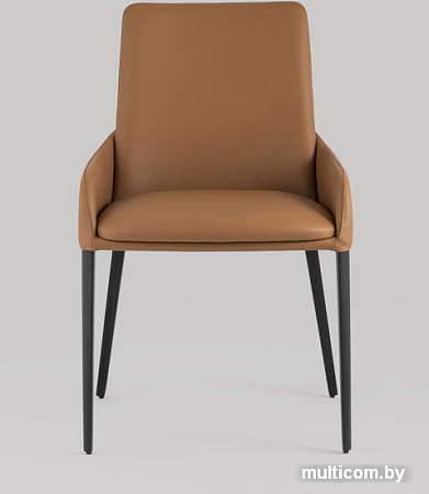 Стул с подлокотниками Stool Group Челси (экокожа, коричневый)