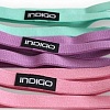 Набор фитнес резинок Indigo IN341 (3 шт, сиреневый/розовый/бирюзовый)