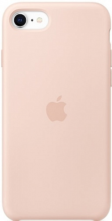 Чехол Apple Silicone Case для iPhone SE (розовый песок)