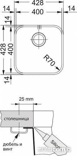 Кухонная мойка Franke SVX 110-40 [122.0336.231]