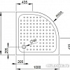 Душевой уголок Bravat Drop 100x100 BS100.1200A