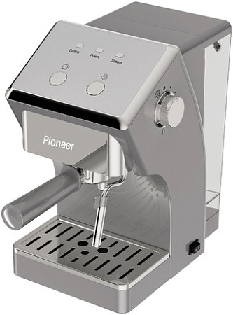 Рожковая кофеварка Pioneer CM115P (серебристый)