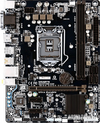 Материнская плата Gigabyte GA-H110M-S2H (rev. 1.0)