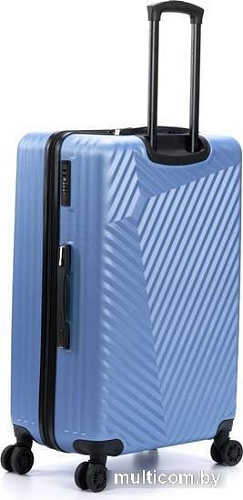 Чемодан-спиннер Torber T1919L 77 см (синий)