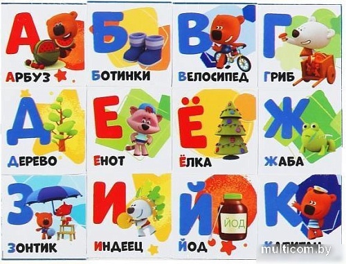 Развивающая игра Играем вместе Азбука. Ми-ми-мишки 01315-MMM