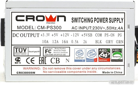 Блок питания CrownMicro CM-PS300