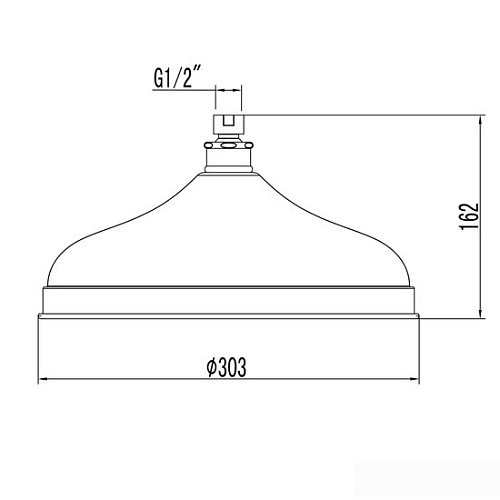 Верхний душ Lemark LM9830G