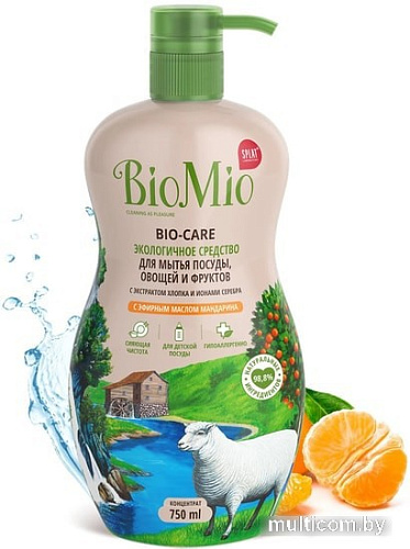 Средство для мытья посуды BioMio Bio-Care Мандарин 750 мл