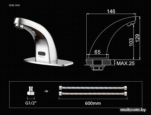 Смеситель Ledeme L1055-13