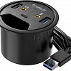 USB-хаб Orico DESK-2U1C-BK