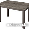 Кухонный стол Senira Кастусь 120-160x75 (бетон/венге)