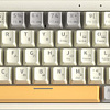 Клавиатура Cyberlynx ZA63 Pro Beige Gray Yellow (TNT Yellow)