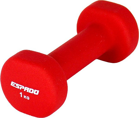Гантель Espado ES1115 1 кг (красный)