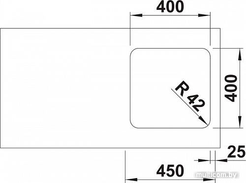 Кухонная мойка Blanco Solis 400-U 526117 (полированная)