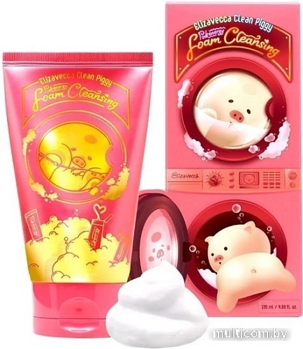 Elizavecca Пенка для умывания Clean Piggy Pinkenergy Foam Cleansing (120 мл)