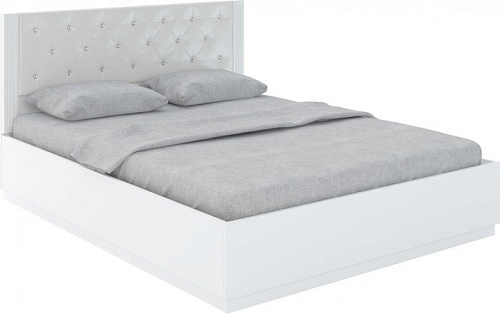 Кровать Rinner Тиффани М26 с ПМ 140x200 (белый текстурный)