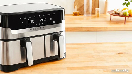 Аэрофритюрница Tefal Dual Easy Fry & Grill EY905D