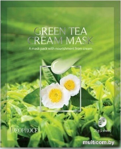 Deoproce Маска для лица тканевая Green Tea Mask 25 г