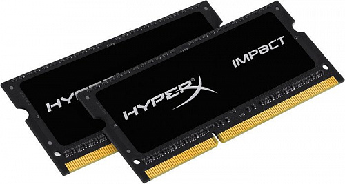 Оперативная память Kingston HyperX Impact 2x4GB KIT DDR3 SO-DIMM PC3-12800 (HX316LS9IBK2/8)