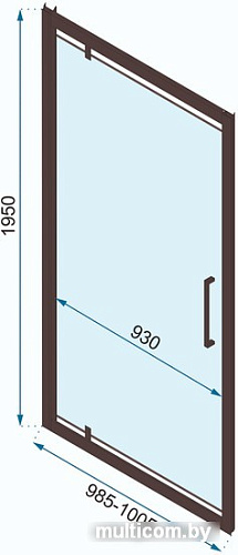 Душевая дверь Rea Rapid Swing 100