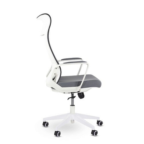 Кресло UTFC Рекорд М-878 белый пластик (серый)