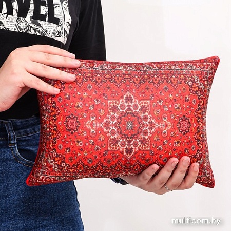 Декоративная подушка Mni Mnu Антистресс. Ковер 10459999 (красный)