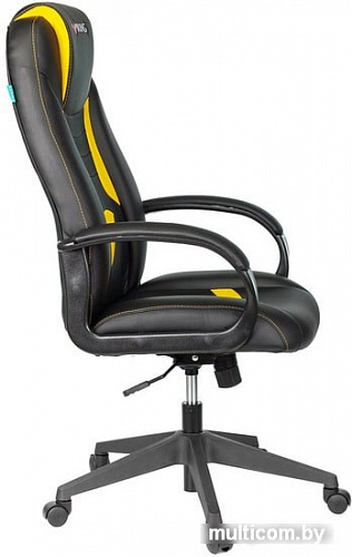Кресло Бюрократ VIKING-8N (черный/желтый)