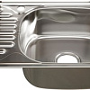 Кухонная мойка Mixline 536117 (правая, полированная, 0.8 мм)