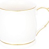 Кружка Elan Gallery Белая с золотом 420242