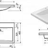 Умывальник Эстет Monaco Silk 90x48 ФР-00014395