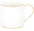 Кружка Elan Gallery Белая с золотом 420242