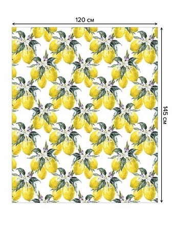 Скатерть JoyArty Решетка из лимонов tcox_31931_120x145