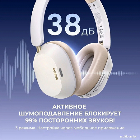 Наушники Ugreen HiTune Max5c (белый)